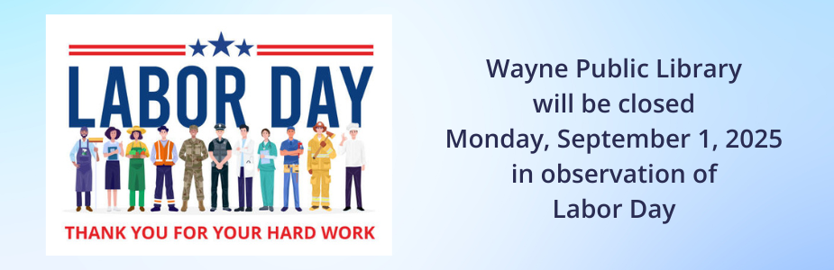 Closed for Labor Day 9/1/25