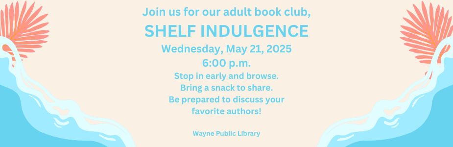 Adult book club 5.21.25