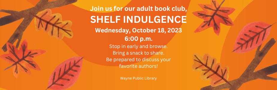 Shelf Indulgence Book Club Oct 18, 2023 6pm
