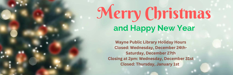 Holiday hours - closed december 24 - 27, december 31 at 2 and closed january 1