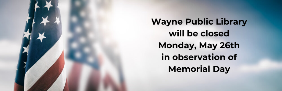 Closed 5/26/25 for memorial day